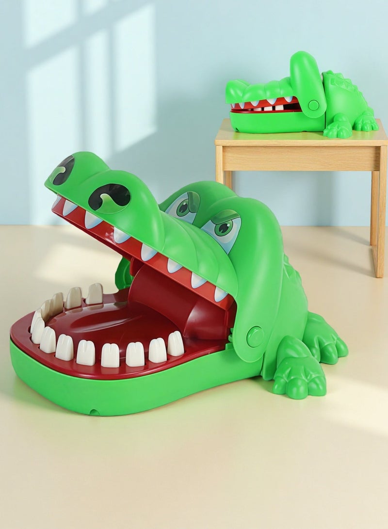 EASY FUTURE Crocodile Teeth Toys Game for Kids Family Entertainment Game Crocodile Biting Finger Games Funny Toys Dentist Practical Joke Toys for Party Gift Tabletop Board Game NO.2101 - Image 1